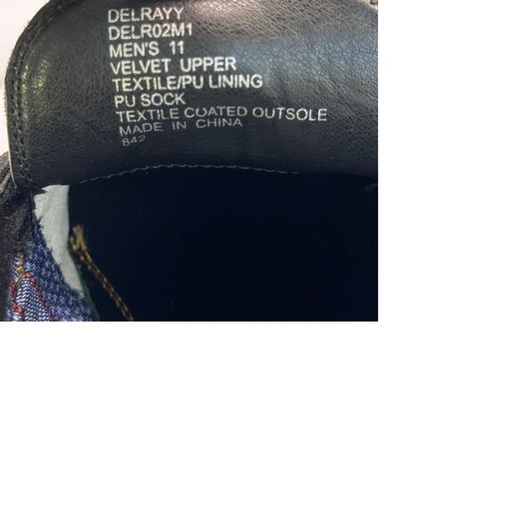 Steve Madden Men\'s Delrayy Black Velvet Loafers Shoes Size 11 main image 4